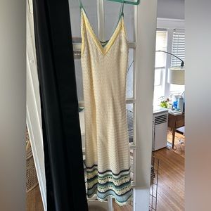 Knit swimsuit coverup
